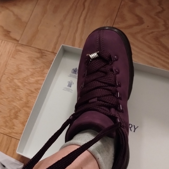 Burberry uncle tracker purple booties euro sz 41 us 10 NWB - Picture 4 of 6